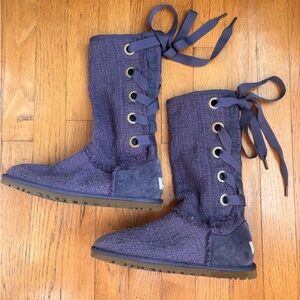 UGG Boots for Women Lace-Up Shoes Heirloom Ugg Sheepskin Size 7